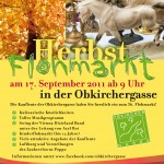 Plakat Herbstflohmarkt